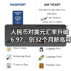 人民币对美元汇率升破6.97,创32个月新高背后逻辑何在?(图1) 人民币对美元汇率升破6.97,创32个月新高背后逻辑何在?(图1)