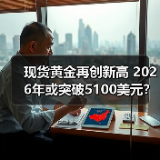 现货黄金再创新高 2026年或突破5100美元?(图1) 现货黄金再创新高 2026年或突破5100美元?(图1)