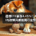 通信ETF暴涨4.45%!AI与政策共振推高行业景气(图4) 通信ETF暴涨4.45%!AI与政策共振推高行业景气(图4)