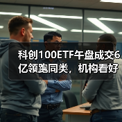 科创100ETF午盘成交6亿领跑同类，机构看好长期配置价值（图3）