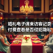 婚礼电子请柬访客记录付费查看是否侵犯隐私?(图2) 婚礼电子请柬访客记录付费查看是否侵犯隐私?(图2)