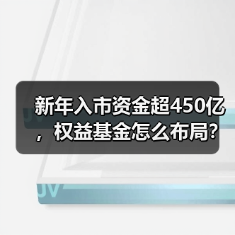 新年入市资金超450亿，权益基金怎么布局？（图2）