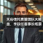天府信托高管团队大换血，李跃任董事长杨豪接任总裁？（图2）