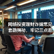 网络投资理财诈骗常见套路揭秘，牢记三点避免财产损失（图4）