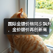 国际金银价格同步飙升,金价银价再创新高(图1) 国际金银价格同步飙升,金价银价再创新高(图1)