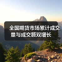 全国期货市场累计成交量与成交额双增长(图3) 全国期货市场累计成交量与成交额双增长(图3)