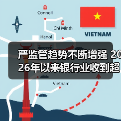 严监管趋势不断增强 2026年以来银行业收到超200张监管罚单（图1）