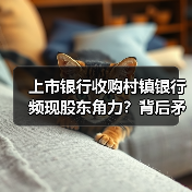 上市银行收购村镇银行频现股东角力?背后矛盾引关注(图1) 上市银行收购村镇银行频现股东角力?背后矛盾引关注(图1)