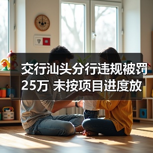 交行汕头分行违规被罚25万 未按项目进度放贷遭重罚（图4）