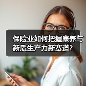 保险业如何把握康养与新质生产力新赛道？（图2）