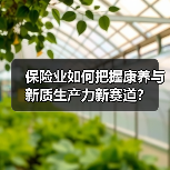 保险业如何把握康养与新质生产力新赛道？（图1）