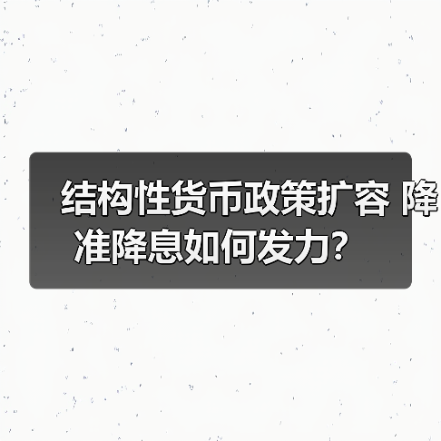 结构性货币政策扩容 降准降息如何发力?(图4) 结构性货币政策扩容 降准降息如何发力?(图4)