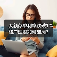 大额存单利率跌破1% 储户理财如何破局?(图3) 大额存单利率跌破1% 储户理财如何破局?(图3)