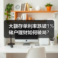 大额存单利率跌破1% 储户理财如何破局?(图1) 大额存单利率跌破1% 储户理财如何破局?(图1)