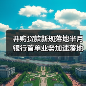 并购贷款新规落地半月 银行首单业务加速落地(图3) 并购贷款新规落地半月 银行首单业务加速落地(图3)