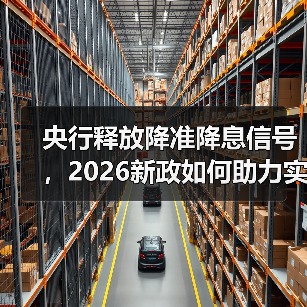 央行释放降准降息信号,2026新政如何助力实体经济?(图4) 央行释放降准降息信号,2026新政如何助力实体经济?(图4)