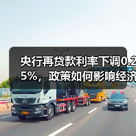 央行再贷款利率下调0.25%,政策如何影响经济?(图2) 央行再贷款利率下调0.25%,政策如何影响经济?(图2)