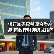 银行加码权益混合类产品 固收理财评级成绩回升（图1）