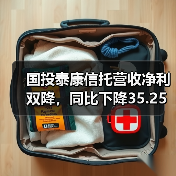 国投泰康信托营收净利双降,同比下降35.25%与44.27%引关注(图1) 国投泰康信托营收净利双降,同比下降35.25%与44.27%引关注(图1)