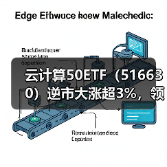 云计算50ETF（516630）逆市大涨超3%，领涨全市场ETF！梦网科技等多股涨停！（图4）