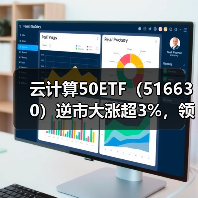 云计算50ETF（516630）逆市大涨超3%，领涨全市场ETF！梦网科技等多股涨停！（图3）