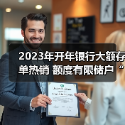 2023年开年银行大额存单热销 额度有限储户“拼手速”抢购（图3）