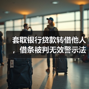 套取银行贷款转借他人,借条被判无效警示法律风险(图2) 套取银行贷款转借他人,借条被判无效警示法律风险(图2)