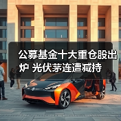 公募基金十大重仓股出炉 光伏茅连遭减持（图1）