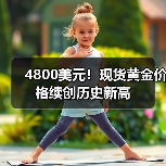 4800美元！现货黄金价格续创历史新高（图1）