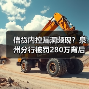 信贷内控漏洞频现?泉州分行被罚280万背后的警示(图4) 信贷内控漏洞频现?泉州分行被罚280万背后的警示(图4)