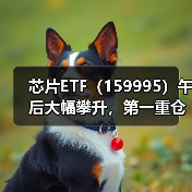 芯片ETF（159995）午后大幅攀升，第一重仓股紫光国微涨超5%（图4）