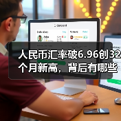 人民币汇率破6.96创32个月新高,背后有哪些关键因素?(图2) 人民币汇率破6.96创32个月新高,背后有哪些关键因素?(图2)