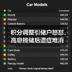 积分调整引储户怒怼,高息揽储后遗症难消(图1) 积分调整引储户怒怼,高息揽储后遗症难消(图1)