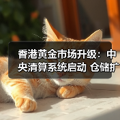 香港黄金市场升级：中央清算系统启动 仓储扩容至2000吨（图3）
