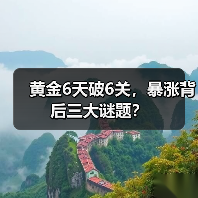 黄金6天破6关,暴涨背后三大谜题?(图2) 黄金6天破6关,暴涨背后三大谜题?(图2)