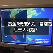 黄金6天破6关,暴涨背后三大谜题?(图1) 黄金6天破6关,暴涨背后三大谜题?(图1)