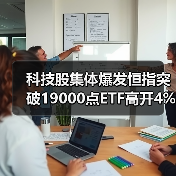 科技股集体爆发恒指突破19000点ETF高开4%信号明显？（图3）