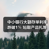 中小银行大额存单利率跌破1% 短期产品扎堆背后的竞争逻辑(图2) 中小银行大额存单利率跌破1% 短期产品扎堆背后的竞争逻辑(图2)