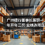 广州银行董事长履职一年开年三罚 业绩连降压力倍增(图2) 广州银行董事长履职一年开年三罚 业绩连降压力倍增(图2)