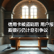 信用卡被盗刷后 用户报案银行仍计息引争议(图2) 信用卡被盗刷后 用户报案银行仍计息引争议(图2)