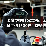 金价突破5100美元,金饰逼近1580元!涨势还能持续多久?(图1) 金价突破5100美元,金饰逼近1580元!涨势还能持续多久?(图1)
