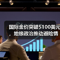 国际金价突破5100美元,地缘政治推动避险情绪升温?(图3) 国际金价突破5100美元,地缘政治推动避险情绪升温?(图3)