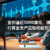 金价逼近5000美元,银行黄金类产品如何趁势 金价逼近5000美元,银行黄金类产品如何趁势