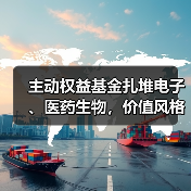 主动权益基金扎堆电子、医药生物,价值风格领跑(图1) 主动权益基金扎堆电子、医药生物,价值风格领跑(图1)