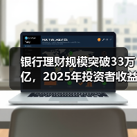 银行理财规模突破33万亿,2025年投资者收益达7303亿!你了解这些数据吗?(图3) 银行理财规模突破33万亿,2025年投资者收益达7303亿!你了解这些数据吗?(图3)
