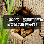 4000亿!股票ETF巨量抛售背后谁在操作?(图4) 4000亿!股票ETF巨量抛售背后谁在操作?(图4)
