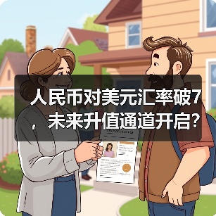 人民币对美元汇率破7,未来升值通道开启?(图1) 人民币对美元汇率破7,未来升值通道开启?(图1)
