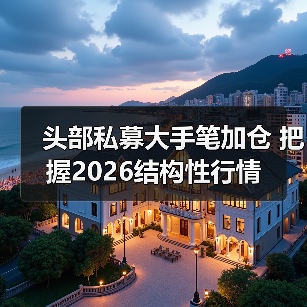 头部私募大手笔加仓 把握2026结构性行情(图1) 头部私募大手笔加仓 把握2026结构性行情(图1)