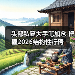 头部私募大手笔加仓 把握2026结构性行情(图3) 头部私募大手笔加仓 把握2026结构性行情(图3)