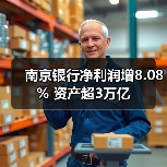 南京银行净利润增8.08% 资产超3万亿(图1) 南京银行净利润增8.08% 资产超3万亿(图1)